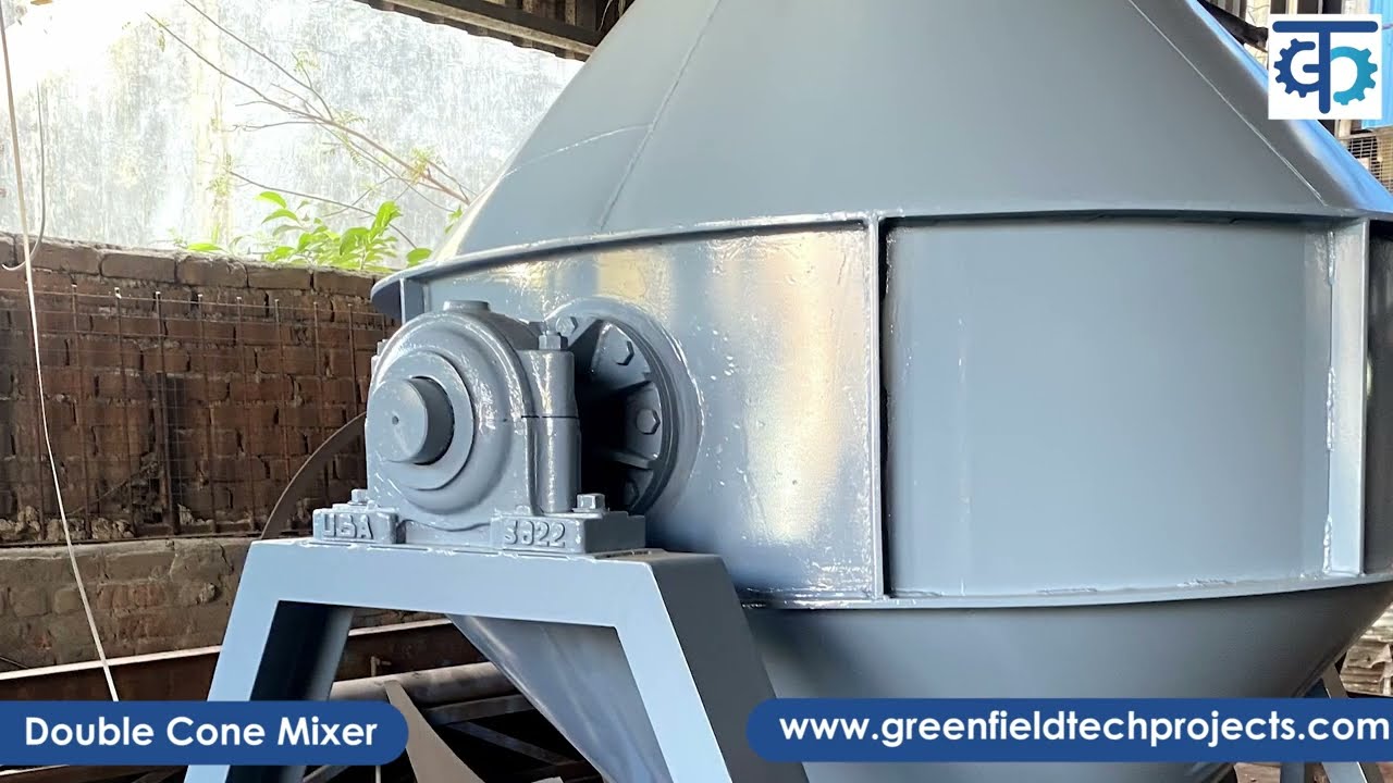 Double Cone Mixer | Mixing | Pharmaceutics | greenfieldtechprojects